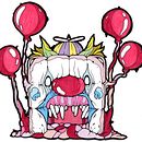 Clown thing. Een project van Ontwerp van personages y Traditionele illustratie van Benjamin Stevens - 15.04.2021