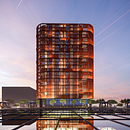 Torre doble piel. Un projet de Architecture, Architecture numérique, Illustration architecturale , et ArchVIZ de Gabriela Tirado - 05.02.2021