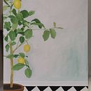 Lemontree . Un proyecto de Pintura acrílica, Ilustración botánica y Dibujo de Anja Stolz - 15.04.2021