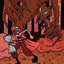 Caperucita Roja. Animação 2D e Ilustração tradicional projeto de Trinidad Cornejo - 16.04.2021