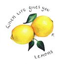 When life gives you lemons. Un proyecto de Dibujo, Dibujo a lápiz, Dibujo realista, Ilustración tradicional e Ilustración botánica de Aló González Santiesteban - 16.04.2021