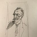 Daily  20 minute sketching to learn the physical language. Desenho projeto de Crow Evans - 14.04.2021