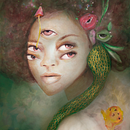 Meu projeto do curso: Retrato ilustrado em aquarela Éden . Digital Illustration, and Watercolor Painting project by Samira Rei - 02.16.2021