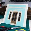 Fachada en papel. Un proyecto de Diseño y Papercraft de Anita Daverede - 14.04.2021