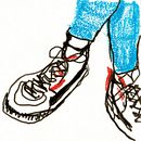 Sneakers. Ilustração editorial e Ilustração tradicional projeto de Kajetana Fidler - 16.04.2021