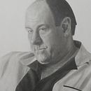Fan Art de Tony Soprano  . % Luís tarafından hazırlanan Güzel sanatlar, Çizim, Kalem Çizimi, Portre Çizimi, Gerçekçi Çizim, Geleneksel illüstras, Ve on projesi - 04.16.2021