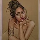 Primeros pasos de Ilustración con pastel y lápices de colores. Projekt z dziedziny  R, sunek, R, sunek ołówkiem, Portret, Trad, c i jna ilustracja użytkownika sonia_robles_2 - 16.04.2021