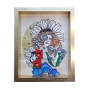 Collage Mujer con Bordados sobre Tela. Embroider, Collage, Pencil Drawing, Traditional illustration, Ink Illustration, and Watercolor Painting project by Priscilla Carrera Murray - 04.12.2021