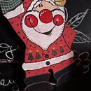 santa, decoracion, acrilico sobre goma eva.. Un progetto di Pittura acrilica di Violeta Ana Gordano Raccagni - 17.04.2021