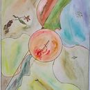 Estallido de Jupiter. Watercolor Painting project by Mónica Palma waldron - 04.17.2021