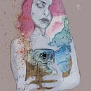My project in Illustrated Portraits with Procreate course.  projeto de Sheri Fah - 17.04.2021