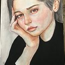 My project in Watercolor Portrait from a Photo course. Un proyecto de Dibujo de Retrato y Pintura a la acuarela de Nidia Mercado - 17.04.2021