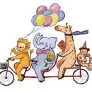Happy Birthday . Un projet de Conception de personnages, Illustration jeunesse, Peinture numérique et Illustration traditionnelle de Katja Roncevic - 17.02.2021