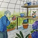 At Long Last - Inktober 2020 day 30. Projekt z dziedziny R, sunek botaniczn, Ilustracje dla dzieci, Trad, c, jna ilustracja,  R, sunek atramentem i  Malarstwo użytkownika Isabelle Lin - 30.10.2020