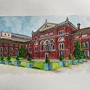 My project in Architectural Sketching with Watercolor and Ink course. Un progetto di Illustrazione architettonica, Pittura ad acquerello, Bozzetti, Disegno, Sketchbook e Illustrazione con inchiostro di adenboer - 15.04.2021