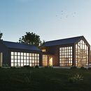 Barn Concept. Un proyecto de Arquitectura, Arquitectura digital y Arquitectura interior de Wigner Vicente - 18.04.2021