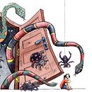 Meu projeto do curso: Relatos ilustrados: da ideia ao papel. Un proyecto de Ilustración tradicional de Well Gama - 18.04.2021