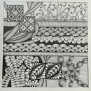 zentangle 1. Un progetto di Illustrazione con inchiostro di Alida Bernardi - 18.04.2021