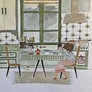 breakfast poem by jacques prevert. Children's Illustration project by Narges Fayaz - 04.18.2021