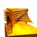 Artefacto arquitectónico que explora nuevas geometrías constructivas y posibilidades espaciales.. Architecture project by David Freites - 07.02.2017