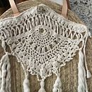Mi Proyecto del curso: Diseño de accesorios en macramé . % Monica Grelotti tarafından hazırlanan Sanat ve El Sanatları, Aksesuar Tasarımı, Dekoras, on, El, af Sanatları, Makrome, Ve Tekstil Tasarımı projesi - 04.18.2021