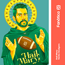Varão Godgers (Aaron Rodgers). Een project van Digitale illustratie y  Digitaal schilderij van Guilherme Amorim - 17.03.2021