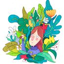 Autorretrato. Een project van Traditionele illustratie,  Botanische illustratie y Kinderillustratie van Iria Sara - 20.09.2020