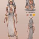 Diseño de personaje original. Un proyecto de Bellas Artes, Concept Art, Dibujo digital, Diseño de personajes, Ilustración tradicional e Ilustración digital de Elena Morilla - 10.04.2021