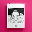 Thom Yorke . Een project van Traditionele illustratie van Mariana en las formas - 01.10.2020