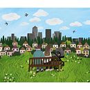 London Views. Een project van Traditionele illustratie van Janki Patel - 20.02.2021