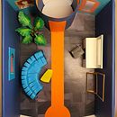 My project in Techniques to Create Scale Models course (TV estudio) . Un progetto di Interior design di Yasmin Beltran - 20.04.2021