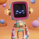 Cute Robot ❤. 3D, 3D Animation, 3D Character Design, 3D Modeling, Character Animation, Character Design, Game Development, and Video Games project by Yulia Sokolova - 04.20.2021