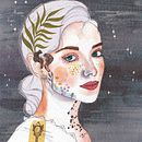 Nur Gallego-ART Mi Proyecto del curso: Retrato ilustrado en acuarela. Un projet de Illustration traditionnelle de Nuria - 21.04.2021