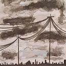 Meu projeto do curso: Ilustração em nanquim com influência japonesa. Ilustração tradicional projeto de Sylvia Meireles - 21.04.2021