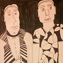 Sketchbook #2: Trabajos con tinta y colores . Artes plásticas, Desenho, Desenho artístico, e Desenho de retrato projeto de Julián Enriquez - 21.04.2021