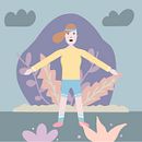 Mi Proyecto del curso: Ilustración y creación de GIF en Procreate. 2D Animation, and Traditional illustration project by Angie Florez Caceres - 04.21.2021