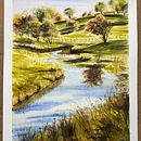 My project in  Natural Landscapes in Watercolor course. Een project van  Beeldende kunst van Helene Rush - 22.04.2021