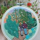 Meu projeto do curso: Introdução ao bordado botânico . Bordir proyek oleh Flávia Machado - 04.22.2021