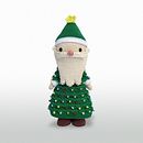 Santa in An Xmas Tree Costume. Artesanato, Crochê, DIY, e Design de brinquedos projeto de Ozlem Yildiz Teke - 02.12.2020