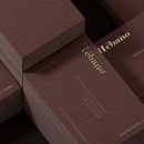 HÉBANO - TARJETA DE VISITA  . Un proyecto de 3D, Br, ing e Identidad y Diseño de David Espinosa - 23.04.2021