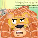 El león y el ratón: Ilustración digital para cuentos infantiles. Un progetto di Disegno digitale, Design editoriale e Illustrazione infantile di Alan Rodriguez - 23.04.2021