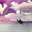 Love clouds with a hidden dove. Un proyecto de Pintura a la acuarela de Maike Anna Mueller - 24.04.2021