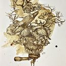 Viaje Espresso - Serie cafeína. Un projet de Dessin artistique et Illustration à l'encre de Jorge A. Merino - 25.04.2021