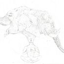 god-figure dream. Ilustração tradicional projeto de Lucas Paes Leme - 24.04.2021