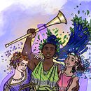 BeMused-Fanzine FEM. Un proyecto de Ilustración tradicional e Ilustración digital de Marta Seara - 08.03.2021