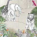 jungle illustration. Children's Illustration, Traditional illustration, Interior Decoration & Interior Design project by Yasmina - 06.10.2020