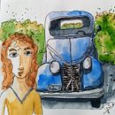 My project in Artistic Watercolor Sketching: Dare to Express Your Ideas course. Traditional illustration project by Peggy Schenk - 04.22.2021