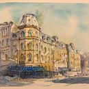 Edificio del centro de la ciudad de Guelph, Ontario.Canada Ein Projekt aus dem Bereich Architektonische Illustration von Maria Mazariegos - 25.04.2021