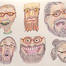 Portraits. Un projet de Illustration traditionnelle de Drew Clarke - 25.04.2021