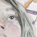 Retrato temático. Un progetto di Bozzetti, Collage, Disegno a matita, Disegno di ritratti, Pittura ad acquerello e Pittura gouache di Aurea Argelia García Castañeda - 25.04.2021